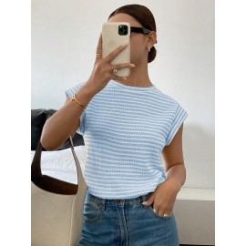 Men's Striped Short Sleeve Practical Multipurpose T-Shirt Men's Striped Short Sleeve Practical Multipurpose T-Shirt
